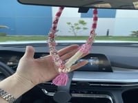 طقم تعليقة مراية سيارة وميدالية مفتاح