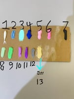 الوان المعجون المتوفرة