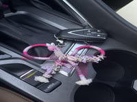 طقم تعليقة مراية سيارة وميدالية مفتاح