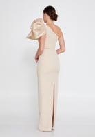 فستان سهرة ماكسي بكتف واحد