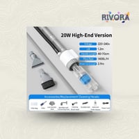 مكنسة كهربائية لتغيير ماء الحوض وتنظيف القاع