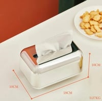 صناديق مناديل ذهبية لتخزين المناديل ، حامل مناديل...