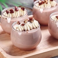 أكواب الحلوى الشفافة لحفلة عيد ميلاد ، وجبات خفيفة...