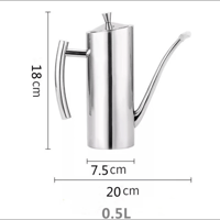 500/1000 مللي زجاجة زيت الزيتون الفولاذ المقاوم لل...