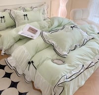 الكورية النسيج القطني الفراش مجموعة للفتيات ، الأم...