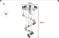 الحديثه سقف حلقه اضاءه بريق مصباح LED كريستالي للس...