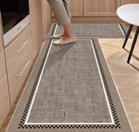 حصيرة أرضية مطبخ مخملية كريستالية ، سجادة ، بساط ،...