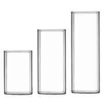 250 مللي 350 مللي 450 مللي مربع بسيط الزجاج الشفاف...