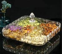 حوض الفاكهة طبق الحلوى الجافة السكر وجبة خفيفة الج...