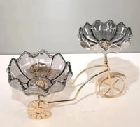 الأوروبي كريستال زجاج الفاكهة صينية دراجة صندوق مج...