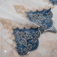 ستارة شاش مطرزة على الطراز الأوروبي ، شاشة نافذة ،...