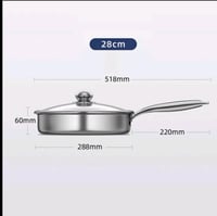 مقلاة ستانلس ستيل ستيك بانكيك ووك هوني غير لاصقة م...