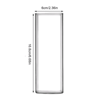 250 مللي 350 مللي 450 مللي مربع بسيط الزجاج الشفاف...