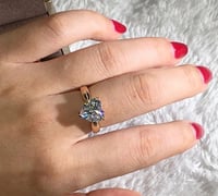 خاتم ألماس مويسانيتي على شكل قلب للنساء ، خاتم خطو...