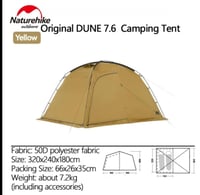 Naturehike الكثبان الرملية تعديل قبة خيمة ، خفيفة...