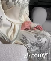 فستان سهرة من الساتان برقبة على شكل V ، فستان بطول...