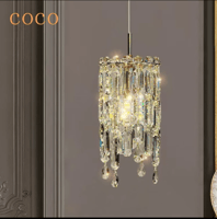 ثريا كريستاليه مبتكره حديثه ضوء ديكور منزلي مستدير