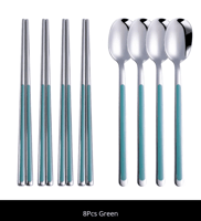 طقم أدوات مائدة من الفولاذ المقاوم للصدأ ، أدوات م...