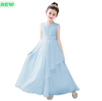 فستان فتاه شيفون بطبعة زهور