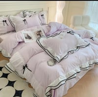 الكورية النسيج القطني الفراش مجموعة للفتيات ، الأم...