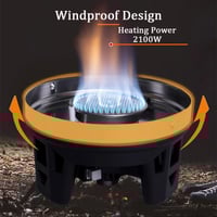 المحمولة عالية الطاقة التخييم الموقد موقد غاز البو...