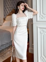 فستان رسمي جديد لصيف 2023 فستان جميل للمشاهير مطرز...