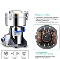 مطحنة قهوة 4500 جرام 4500 وات مطحنة طحين تجارية من...