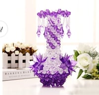 جديدVase بها بنفسك زهره يدويه الصنع الاكريليك قلاد...