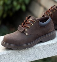 حذاء مارتن من الجلد الطبيعي للرجال ، طراز بريطاني...