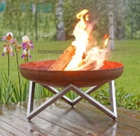 موقد خشب الفحم في الهواء الطلق ، سخانات في الهواء...