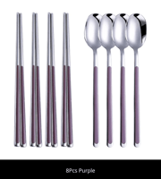 طقم أدوات مائدة من الفولاذ المقاوم للصدأ ، أدوات م...