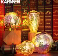 | ثلاثية الأبعاد الديكور اديسون لمبة E27 4 واط 110...