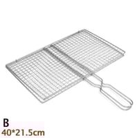 غير عصا الأسماك شواء سلة مقبض معدني الشواء أداة ال...