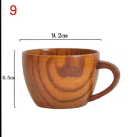 خشبيه كبيره البطن أكواب اليدويه الطبيعيه خشب الصنو...