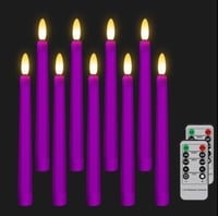 وميض وميض اللهب LED تفتق الشموع ، الموقت عن بعد ،...