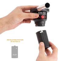 في الهواء الطلق مروحة منفاخ الهواء المحمولة الشواء...