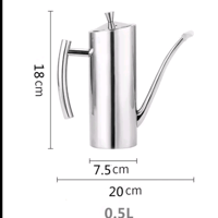 500/1000 مللي زجاجة زيت الزيتون الفولاذ المقاوم لل...