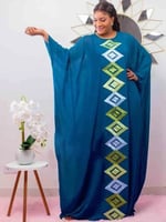 رداء Dashiki الناعم والصديق للبشرة للنساء الأفريقي...