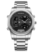 LIGE-Men ساعة كوارتز رقمية مقاومة للماء ، ساعات مع...