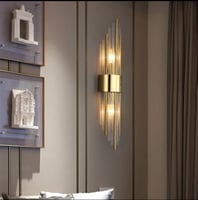 ضوء فاخر الجدار مصباح الحديثة LED الذهب الجدار ضوء...