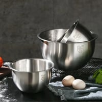 وعاء خلط البيض الدقيق من الفولاذ المقاوم للصدأ 304...