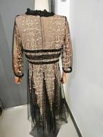 ايشين للنساء المدرج مصمم ازياء من الدانتيل زهره ال...