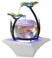 مرطب سطح المكتب من السيراميك ، حوض أسماك صغير ، دي...