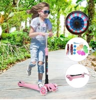 دراجه سكوتر للاطفال قابله للضبط ذات مقود الدراجه س...