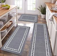 حصيرة أرضية مطبخ مخملية كريستالية ، سجادة ، بساط ،...