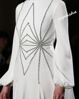 فساتين سهرة شيفون بحجر الراين ، بسيطة على شكل خط ،...