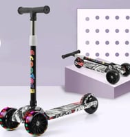 سكوتر بارتفاع قابل للطي وقابل للتعديل للاطفال عجلا...