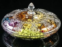 حوض الفاكهة طبق الحلوى الجافة السكر وجبة خفيفة الج...