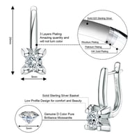 أقراط من IOGOU موضة 2023 أقراط مويسانيتي جديدة متد...