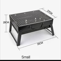 شواية باربيكيو محمولة كبيرة قابلة للطي، شعلات للنز...